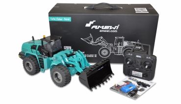 22538 Radlader G485E AE Teilmetall Licht & Sound 10-Kanal 1:14 RTR petrol